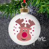 Personalised Reindeer Bauble