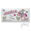 Personalised Bang on the Door Pony Girl Door Tile