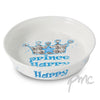 Personalised Bling Prince Pet Bowl