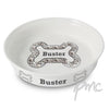 Personalised Bling Bone Dog Bowl