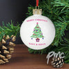 Personalised Merry Christmas Tree Bauble