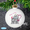 Personalised Me To You Couple Christmas Bauble