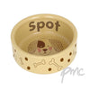 Personalised Dog Stitch Medium Brown Dog Bowl