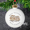 Personalised Woodland Owl Bauble