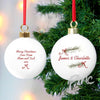 Personalised Seasonal Sprig Bauble