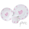 Personalised Pink Chick Breakfast Set