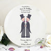Personalised Male Same-Sex Wedding Plate