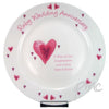 Personalised Ruby Anniversary Plate