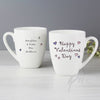 Personalised Happy Valentine's Day Latte Mug
