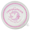 Personalised Pink Confirmation Plate