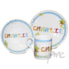 Personalised Animal Name Breakfast Set Blue