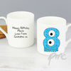 Personalised Monster Age Balmoral Mug - Age 8