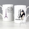 Personalised Jadore Paris Slim Mug