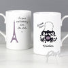 Personalised Jadore Paris Bag Slim Mug