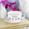 Personalised Cupcake Teacup & Saucer