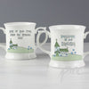 Personalised Blue Church Loving Mug