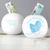 Personalised Blue Chick Money Box