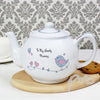 Personalised Floral Bird Teapot