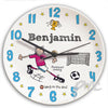 Personalised Bang on the Door Football Crazy Clock