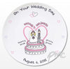 Personalised Bang on the Door Wedding Plate
