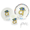 Personalised Bang On The Door Animal Alphabet Boys Breakfast Set
