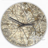 Personalised 1896 - 1904 Revised New Map Clock