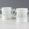Personalised Blue ABC Loving Mug