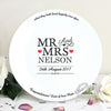 Personalised Mr & Mrs Plate