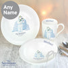 Personalised The Snowman and the Snowdog Breakfast Set