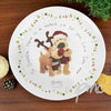 Personalised Boofle Christmas Reindeer Mince Pie Plate