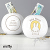 Personalised Miffy Peekaboo Money Box