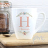 Personalised Floral Bouquet Latte Mug