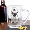 Personalised Cartoon Wedding Tankard