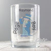 Personalised Cartoon Wedding Young Male Juice Glass