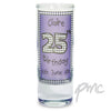 Personalised Lilac Happy Birthday Shot Glass