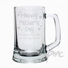 Personalised Happy Father's Day Stars Pint Stern Tankard