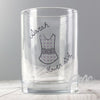 Personalised Dotty Wedding Young Female Juice Glass