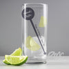Personalised Lime & Stirrer Hi Ball Glass