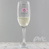 Personalised Wedding Bag Flute