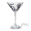 Personalised Fabulous Numbers Cocktail Glass