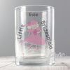 Personalised Cartoon Wedding Young Female Juice Glass