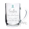 Personalised Decorative Wedding Male Tankard