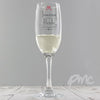 Personalised Decorative Wedding Female Flute