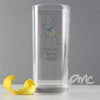 Personalised Me To You Wedding Male Hi Ball Glass