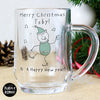 Personalised Purple Ronnie Christmas Elf Tankard