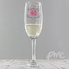 Personalised Perfectly Aged Champagne Flute