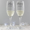 Personalised Classic Pair of Flutes with Gift Box