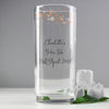 Personalised Gold Stars Hi Ball Glass