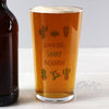Personalised Cactus Pint Glass