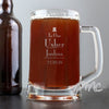 Personalised Decorative Wedding Usher Stern Half Pint Tankard